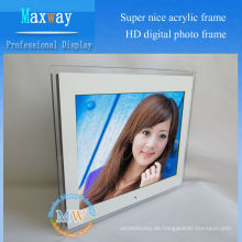 Super schöner 15 Zoll HD Acryl digitaler Bilderrahmen